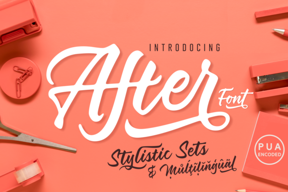 After Handwritten Font for Crafters & Sellers