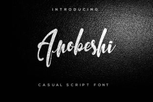 Anobeshi: A Thoughtful Script Font for Editorial Design