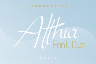 Atthia: A Refined Script + Serif Font Duo for Digital Design