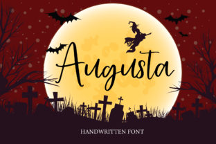 Augusta Handwritten Font for Halloween Campaigns