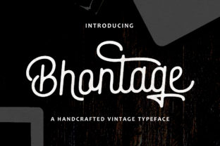 Bhontage: A Modern Handwritten Font for Digital Branding
