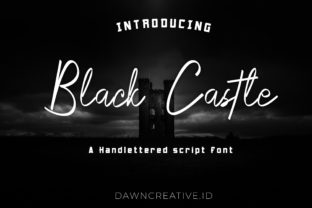 Black Castle: An Elegant Script Font for Editorial Design