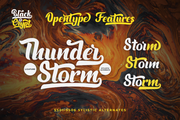 Blackcrypt: A Bold Handwritten Typeface for Editorial Charm