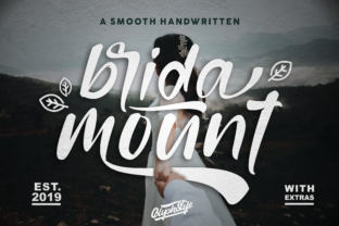 Bridamount: A Smooth, Charming Handwritten Font for Makers