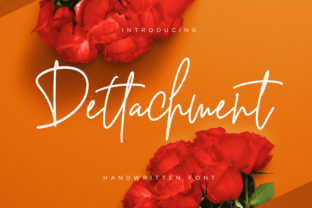 Dettachment: A Script Handwritten Font for Digital Personality