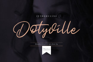 Dotyville: A Bold Handwritten Font for Crafters & Sellers
