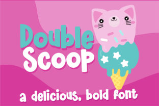Double Scoop: A Sweet, Standout Script Handwritten Font for Makers
