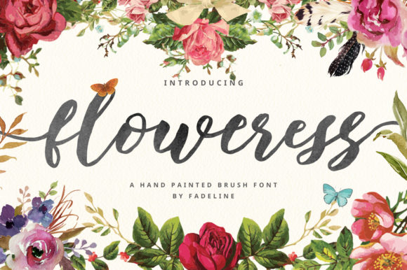 Floweress: A Bold Handwritten Font for Scroll-Stopping Campaigns