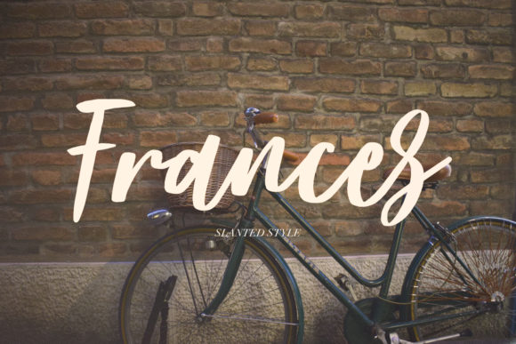 Frances: A Romantic Script Font for Handmade Labels & Printables