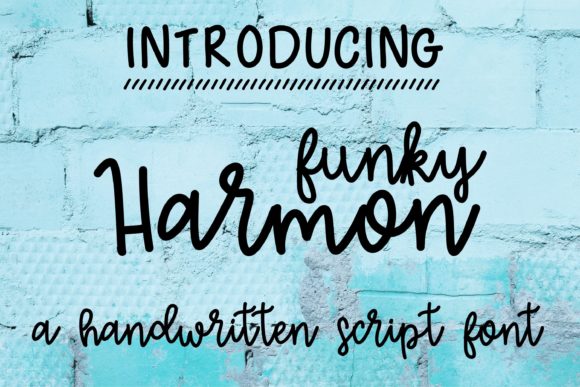 Funky Harmon: A Playful Script Font for Digital Branding