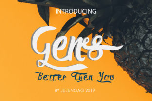 Gens Better Than You: A Script Handwritten Font That Sells