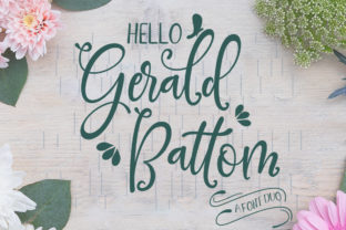 Gerald Battom: A Script Font That Feels Human, Not Hand-Drawn