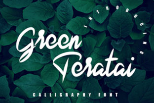 Green Teratai: A Handwritten Font That Feels Human on Screen