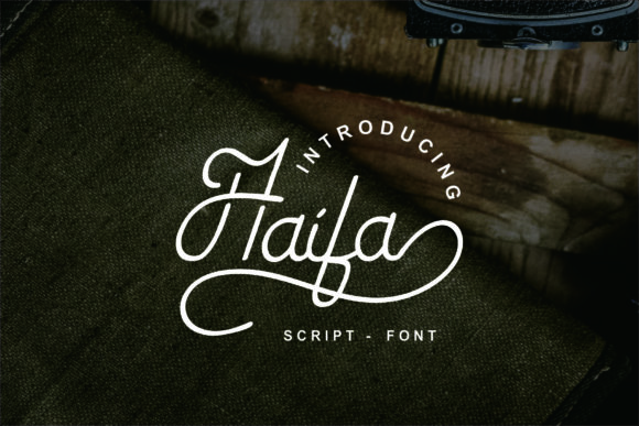 Haifa: A Sweet, Swashy Sans Serif That Makes Campaigns Instantly Clearer