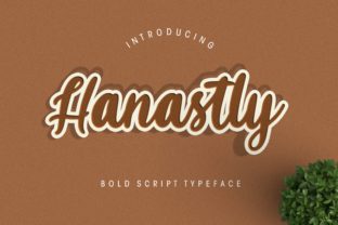 Hanastly: A Classy Script Font for Editorial Design