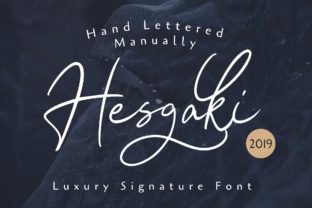 Hesgaki: A Bold Handwritten Font for Digital Branding