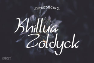 Khillua Zoldyck: A Dramatic Script Font for Editorial Impact