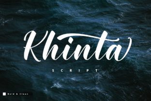 Khinta Script: A Bold Handwritten Font for Real Branding Work