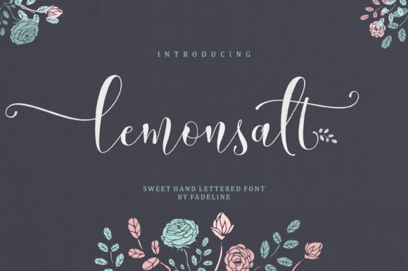 Lemonsalt: A Radiant Script Font for Digital Brand Moments