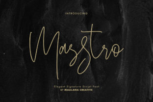 Masstro: A Timeless Script Handwritten Font for Elegant Branding