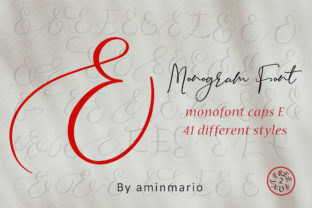 Monogram E Monofont Caps E: A Handwritten Display Font for Distinctive Web Branding