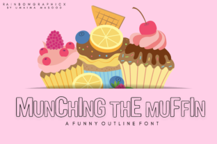 Munching the Muffin: A Playful Sans Serif Font for Digital Design