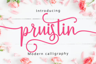 Pruistin Handwritten Font for Crafters & Makers
