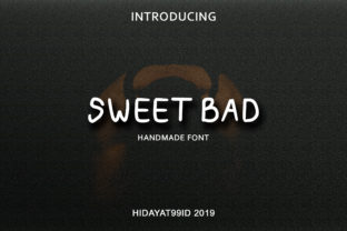 Sweet Bad: A Whimsical Yet Twisted Handwritten Font