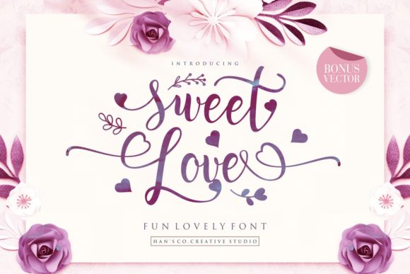 Sweet Love: A Handwritten Script Font That Feels Like a Gentle Hug