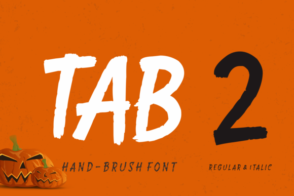 Tab 2: A Bold Handwritten Typeface for Makers Who Love Real Texture
