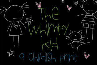 The Whimpy Kid: A Playful Handwritten Font for Light-Hearted Editorial Moments
